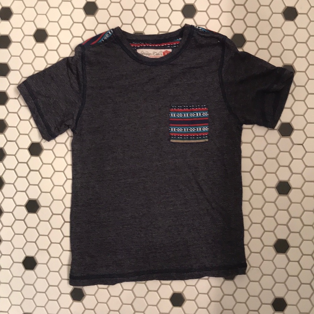 Boys L tribal patterned cotton t-shirt